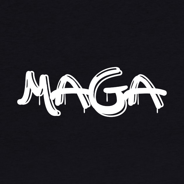 MAGA Graffiti by woundedduck